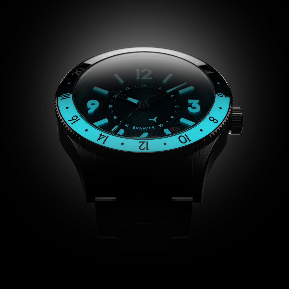 Bramier Rocks Trilayer GMT Blue – Bramier Watches